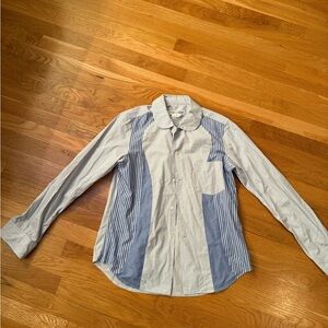 Comme Des Garçons Scalloped Collar Button Down- small
